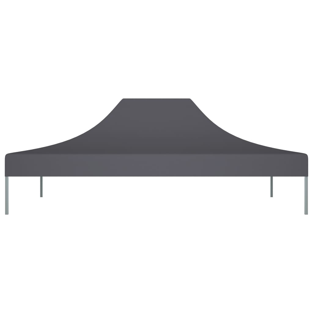vidaXL Toit de tente de réception 4,5x3 m Anthracite 270 g/m²