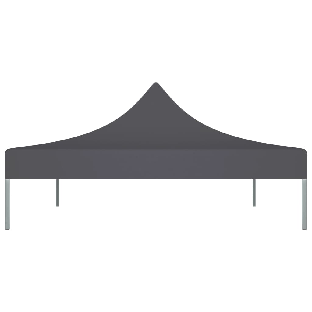 vidaXL Toit de tente de réception 4,5x3 m Anthracite 270 g/m²