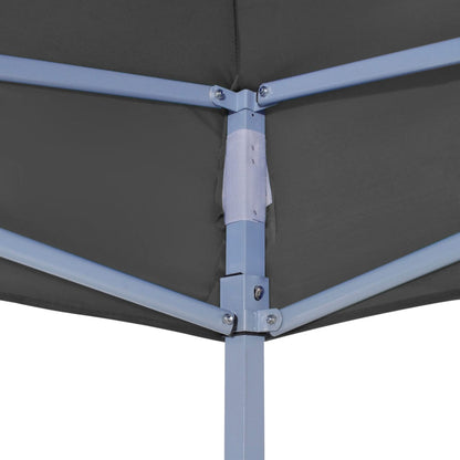 vidaXL Toit de tente de réception 4,5x3 m Anthracite 270 g/m²