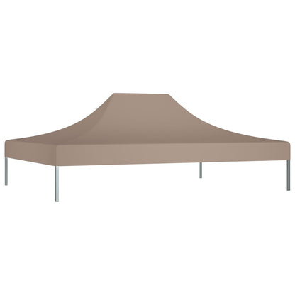 vidaXL Toit de tente de réception 4,5x3 m Taupe 270 g/m²