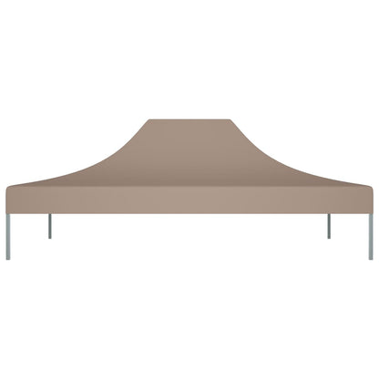 vidaXL Toit de tente de réception 4,5x3 m Taupe 270 g/m²