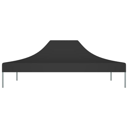 vidaXL Toit de tente de réception 4,5x3 m Noir 270 g/m²