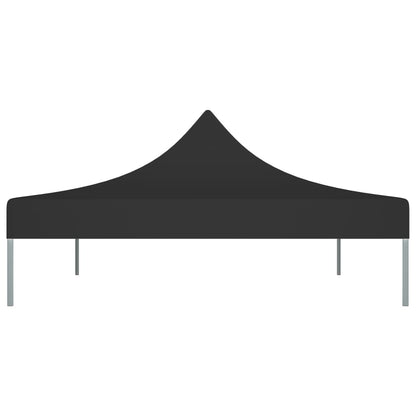 vidaXL Toit de tente de réception 4,5x3 m Noir 270 g/m²