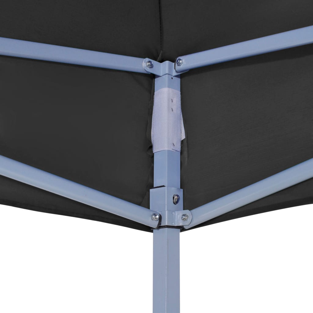 vidaXL Toit de tente de réception 4,5x3 m Noir 270 g/m²