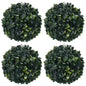 vidaXL Boules de buis artificielles 4 pcs 12 cm
