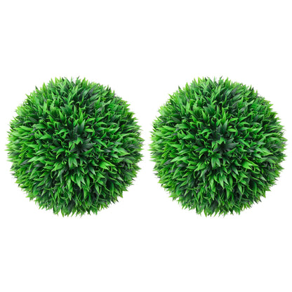 vidaXL Boules de buis artificielles 2 pcs 38 cm