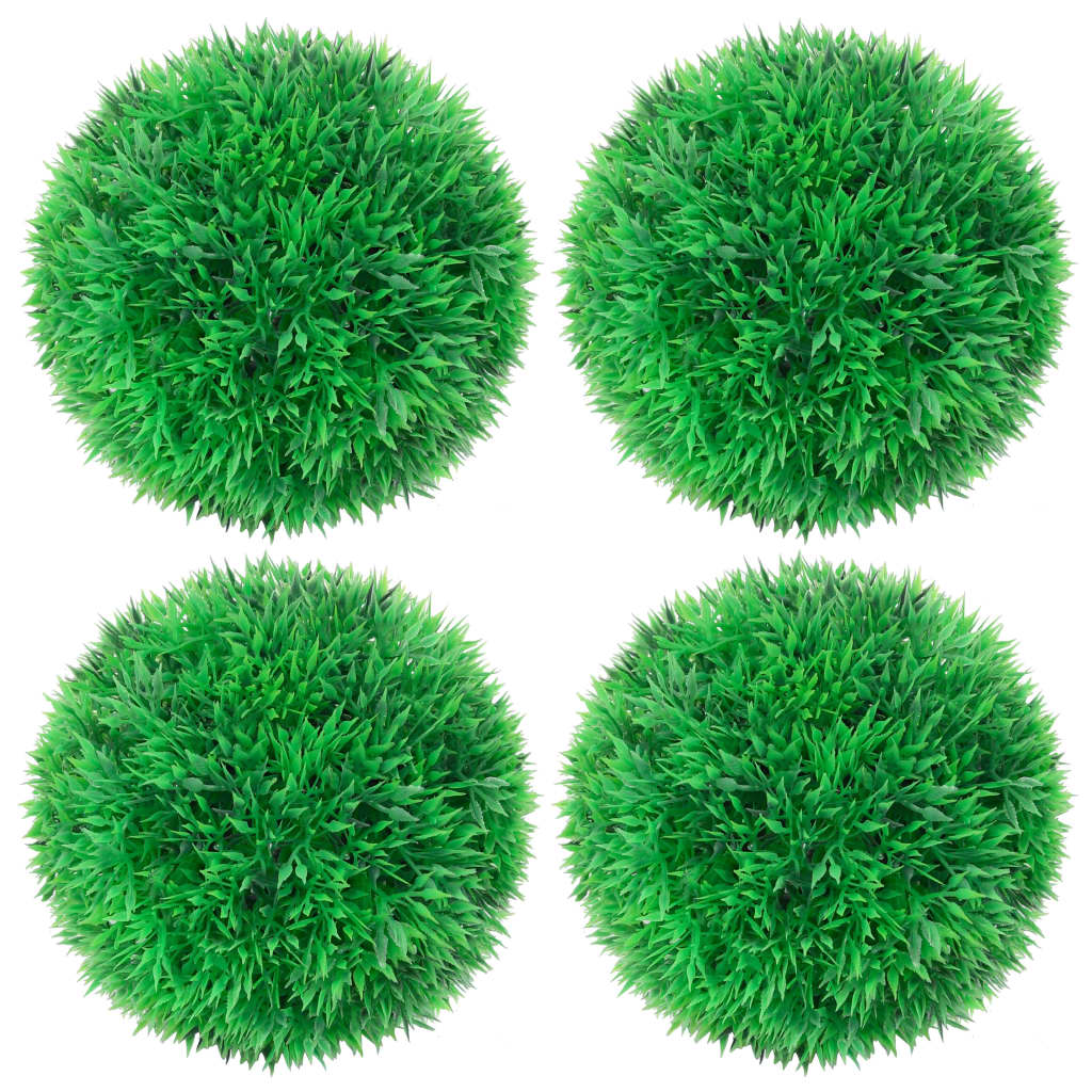 vidaXL Boules de buis artificielles 4 pcs 12 cm