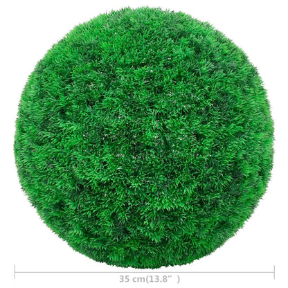 vidaXL Boules de buis artificielles 2 pcs 35 cm