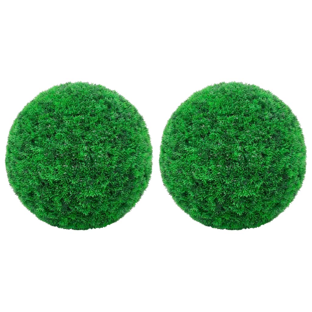 vidaXL Boules de buis artificielles 2 pcs 52 cm