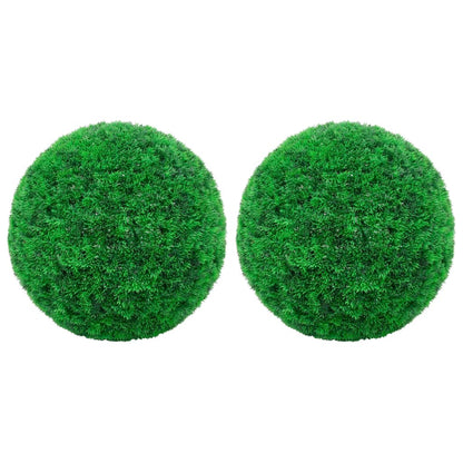 vidaXL Boules de buis artificielles 2 pcs 52 cm