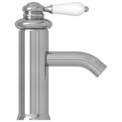 vidaXL Robinet de lavabo de salle de bain Argenté 130x180 mm