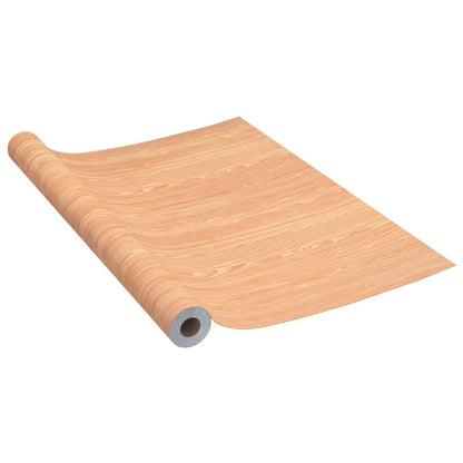vidaXL Films autoadhésifs pour portes 2 pcs Ahorn 210x90 cm PVC