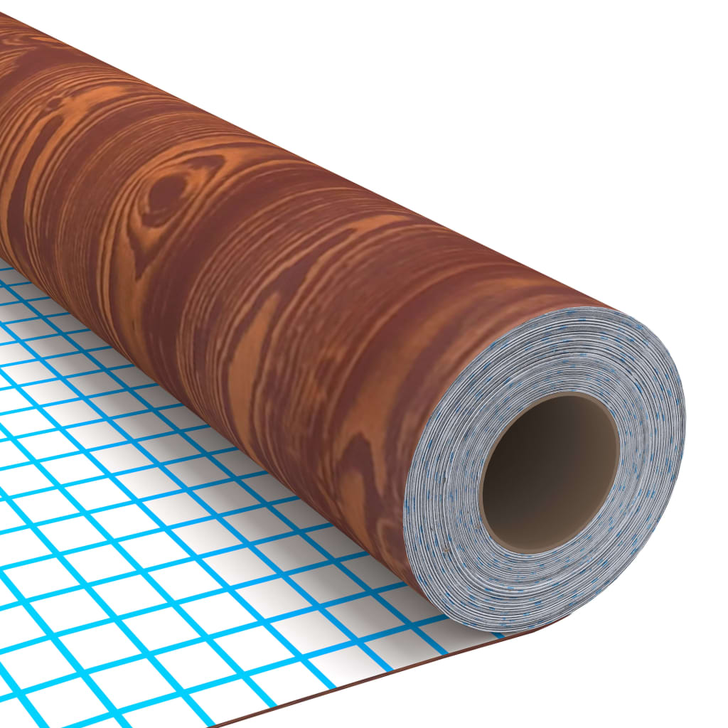 vidaXL Film autoadhésif pour meubles Acacia 500x90 cm PVC