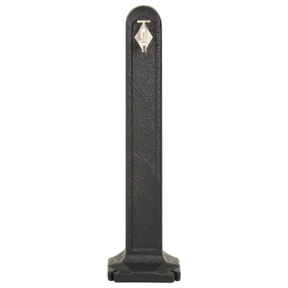 vidaXL Réservoir de jardin avec robinet Anthracite Aspect de pierre