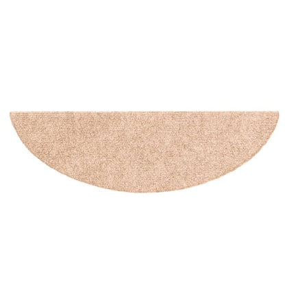 vidaXL Tapis autoadhésifs de marches 5 pcs Marron 56x17x3cm Aiguilleté