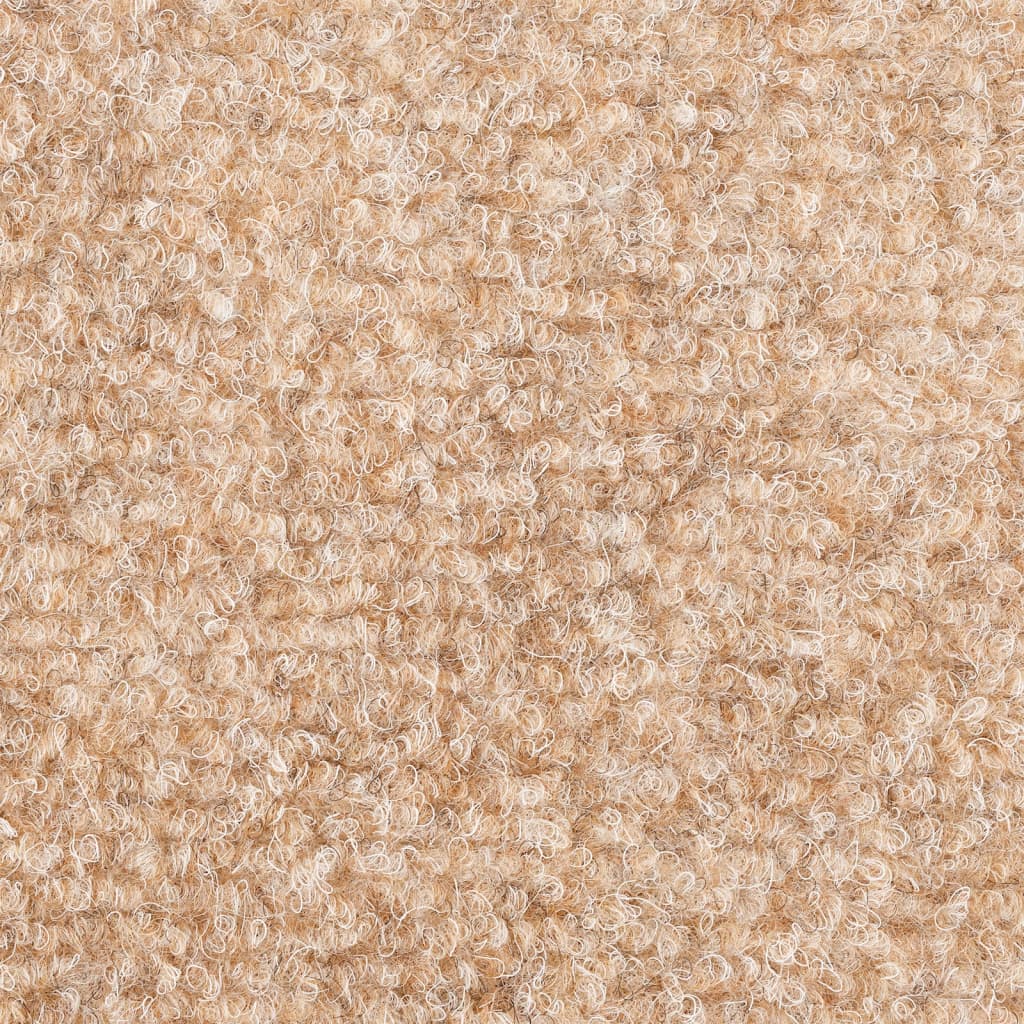 vidaXL Tapis autoadhésifs de marches 5 pcs Marron 56x17x3cm Aiguilleté