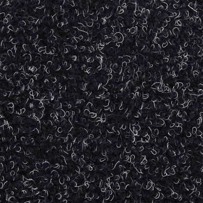 vidaXL Tapis autoadhésifs de marches 5 pcs Noir 65x21x4 cm Aiguilleté