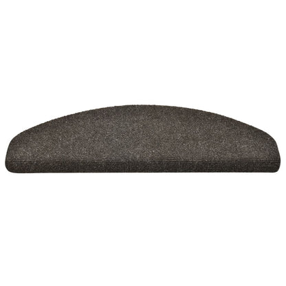 vidaXL Tapis d'escalier autocollants 5 pcs anthracite 65x21x4 cm