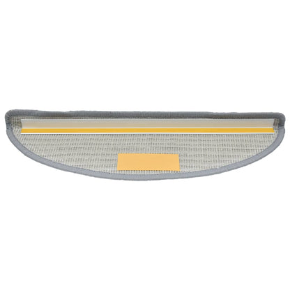 vidaXL Tapis d'escalier 10 pcs 56x17x3 cm Gris