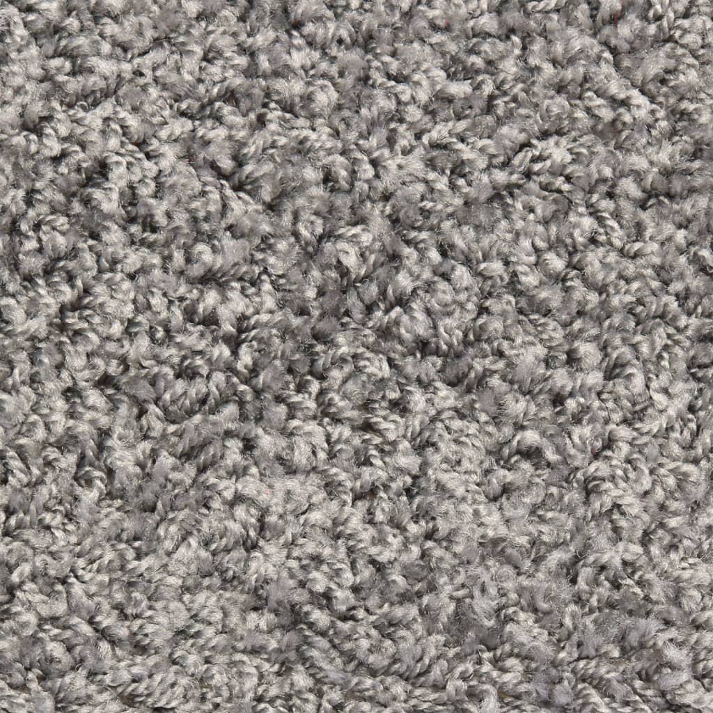 vidaXL Tapis d'escalier 10 pcs 56x17x3 cm Gris
