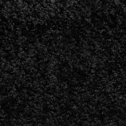 vidaXL Tapis d'escalier 10 pcs 56x17x3 cm Noir