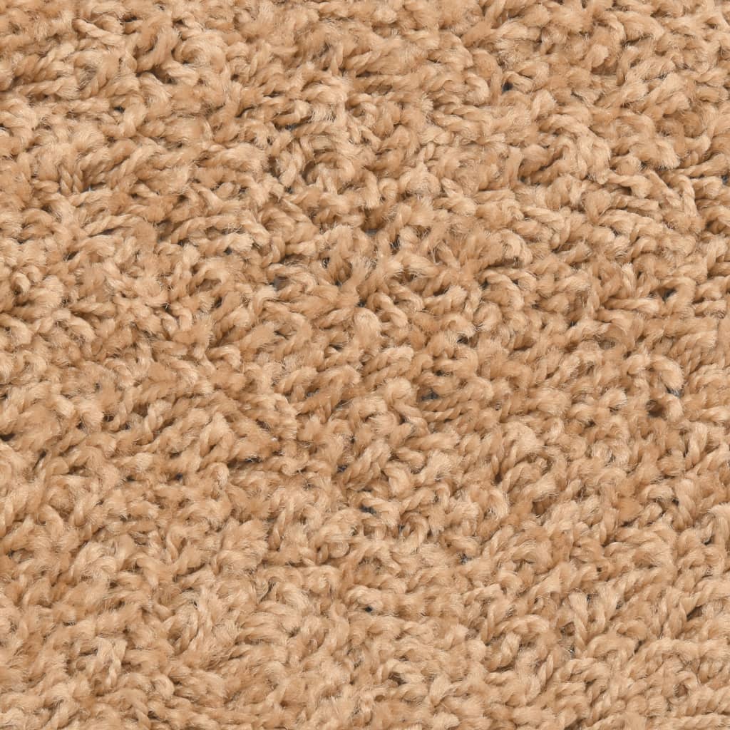 vidaXL Tapis d'escalier 10 pcs 56x17x3 cm Beige