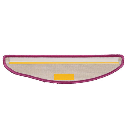 vidaXL Tapis d'escalier 10 pcs 56x17x3 cm Violet