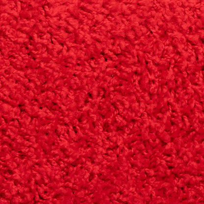 vidaXL Tapis d'escalier 10 pcs 56x17x3 cm Rouge