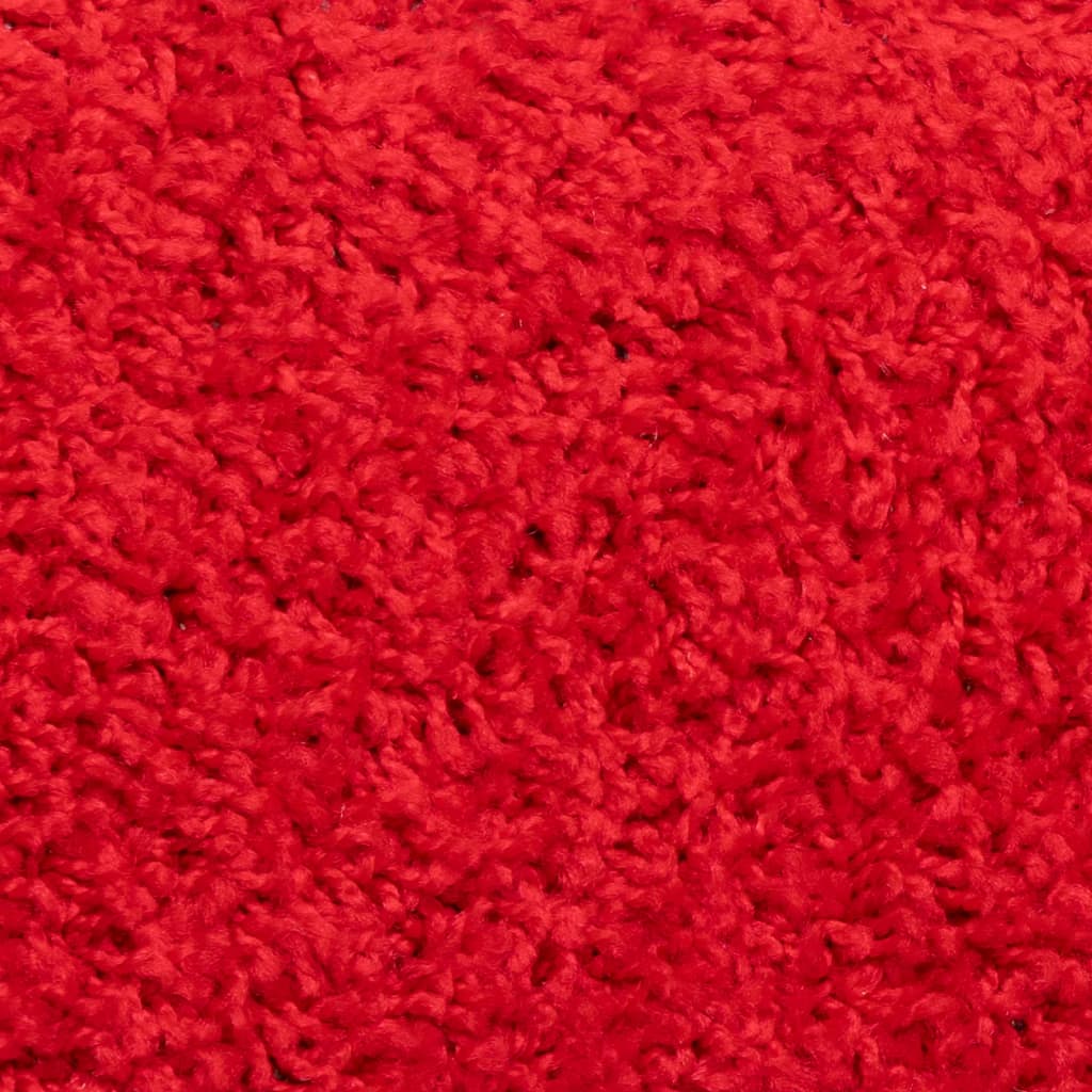 vidaXL Tapis d'escalier 10 pcs 65x21x4 cm Rouge