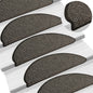 vidaXL Tapis d'escalier autocollants 15 pcs 65x21x4 cm Anthracite