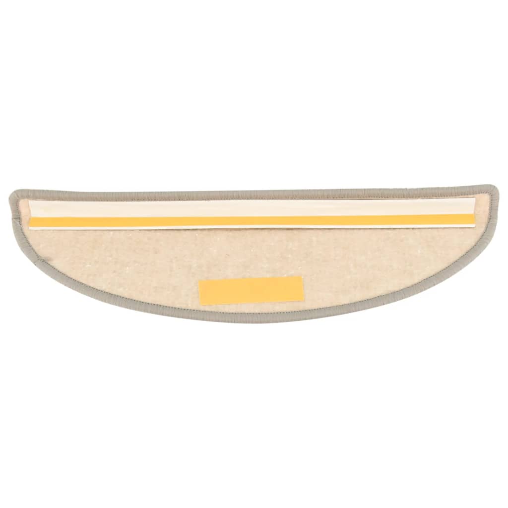 vidaXL Tapis d'escalier autocollants 15 pcs 56x17x3 cm Argenté