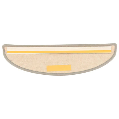 vidaXL Tapis d'escalier autocollants 15 pcs 56x17x3 cm Argenté