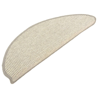 vidaXL Tapis d'escalier auto-adhésifs 15 pcs Argenté 65x21x4 cm