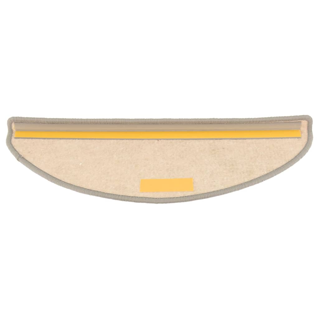 vidaXL Tapis d'escalier auto-adhésifs 15 pcs Argenté 65x21x4 cm