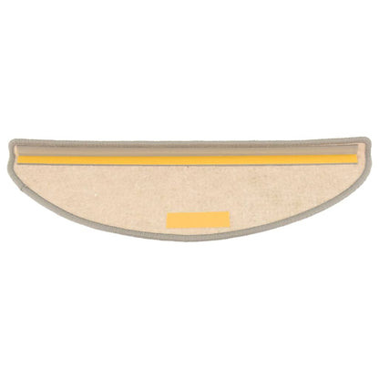 vidaXL Tapis d'escalier auto-adhésifs 15 pcs Argenté 65x21x4 cm