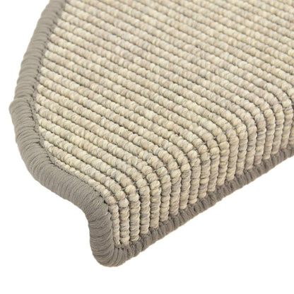 vidaXL Tapis d'escalier auto-adhésifs 15 pcs Argenté 65x21x4 cm