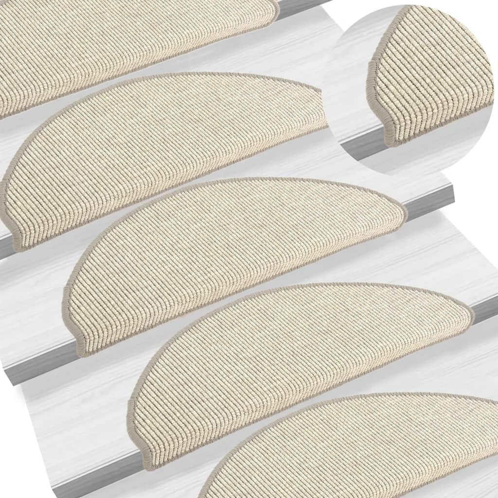 vidaXL Tapis d'escalier auto-adhésifs 15 pcs Argenté 65x21x4 cm