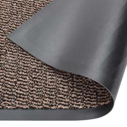 vidaXL Paillasson touffeté 60x150 cm Marron foncé