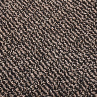 vidaXL Paillasson touffeté 60x150 cm Marron foncé