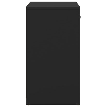 vidaXL Banc à chaussures Noir 94,5x31x57 cm Aggloméré