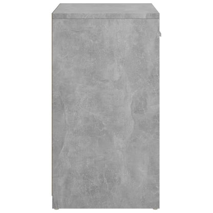 vidaXL Banc à chaussures Gris béton 94,5x31x57 cm Aggloméré