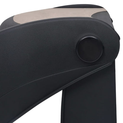 vidaXL Escalier pliable à 3 marches pour chiens Noir