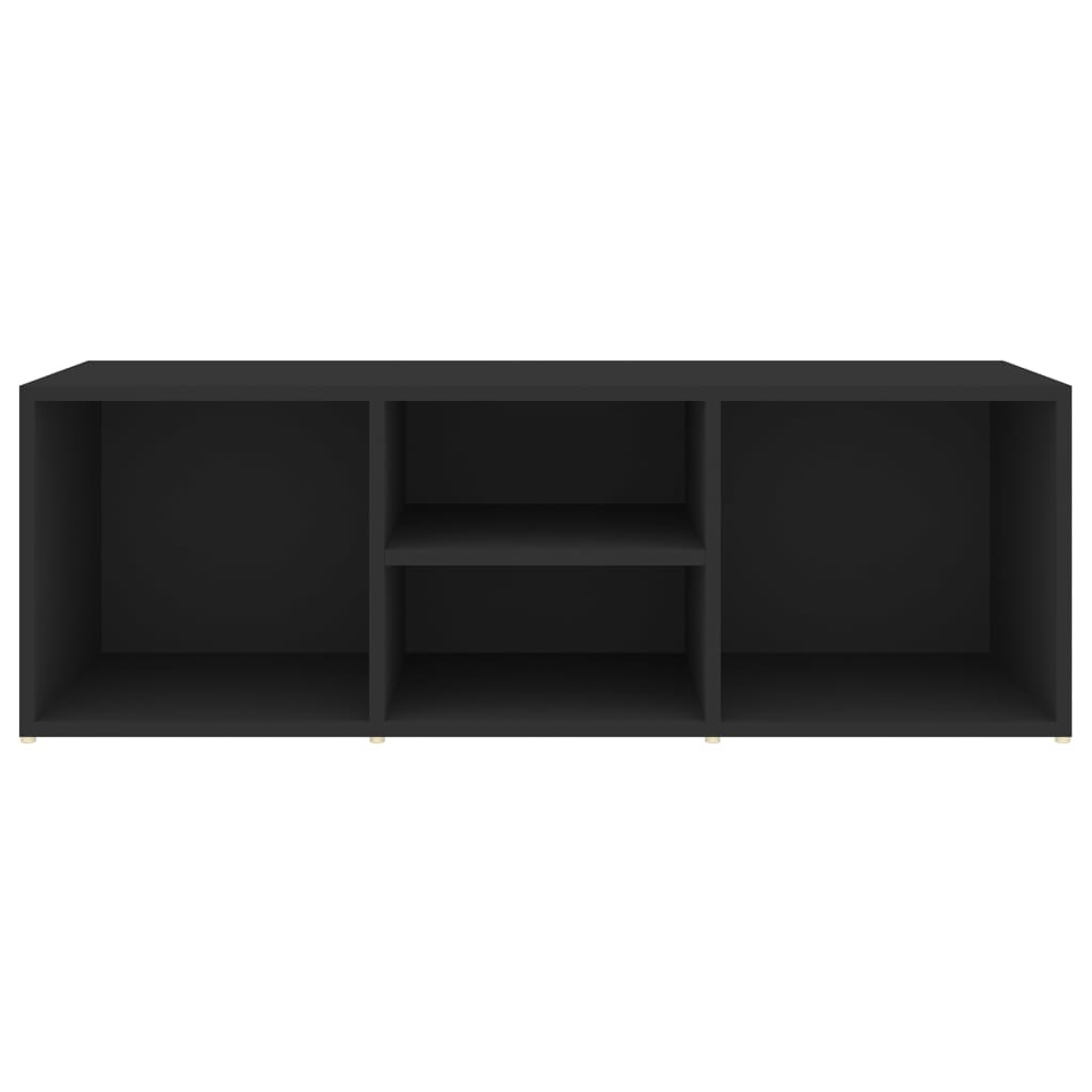 vidaXL Banc à chaussures Noir 105x35x35 cm Aggloméré