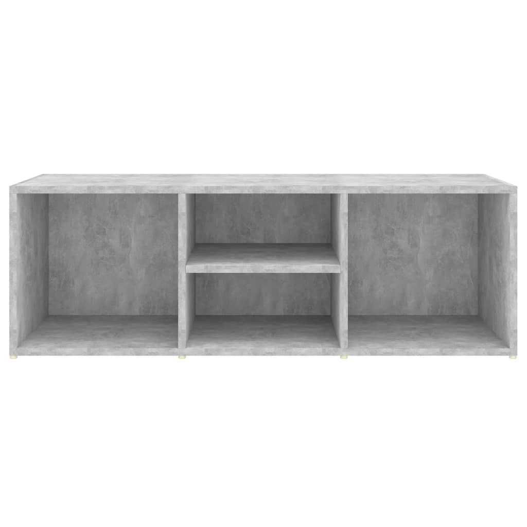 vidaXL Banc à chaussures Gris béton 105x35x35 cm Aggloméré