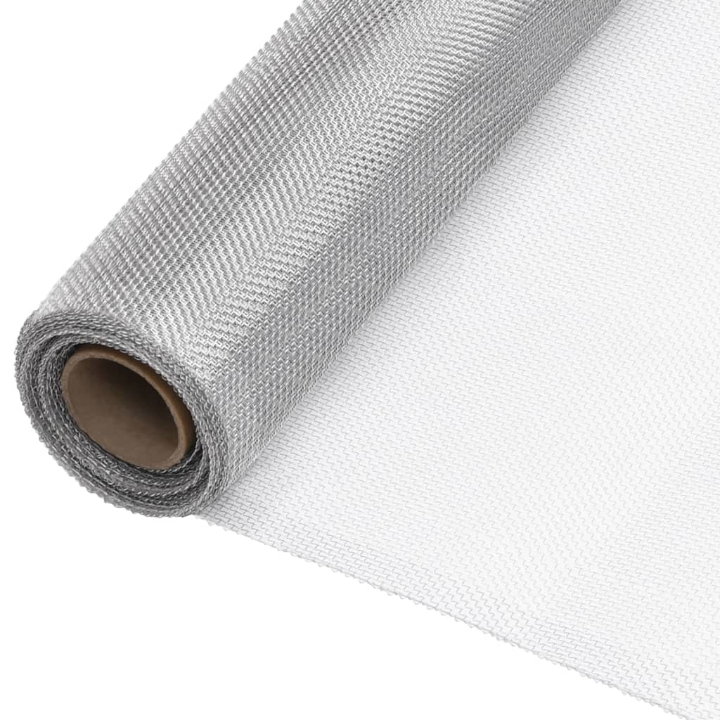 vidaXL Écran en treillis Aluminium 100x2000 cm Argenté