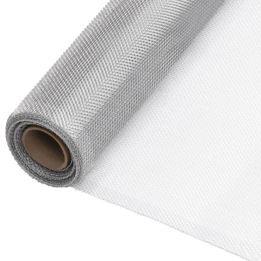 vidaXL Écran en treillis Aluminium 100x2000 cm Argenté