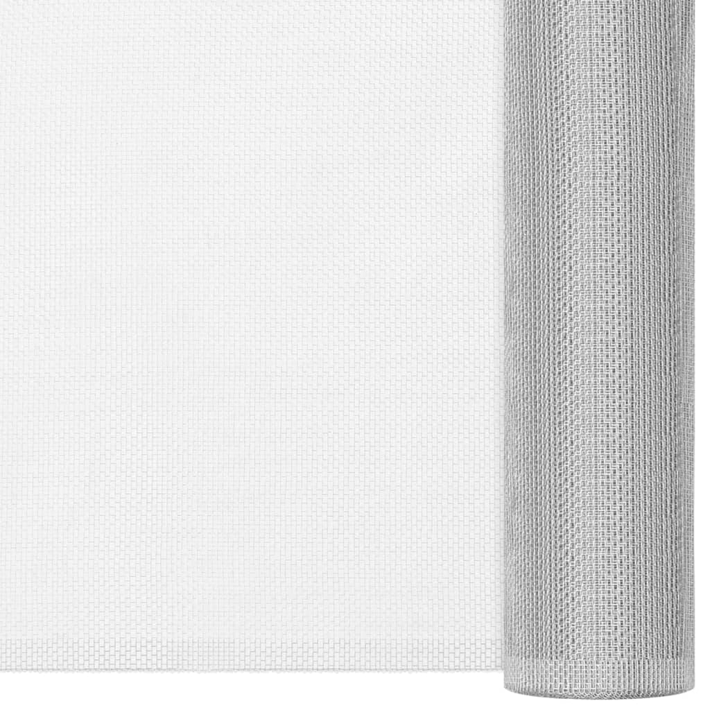 vidaXL Écran en treillis Aluminium 100x2000 cm Argenté
