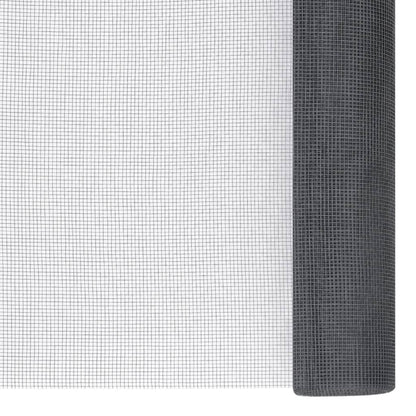 vidaXL Écran en treillis Fibre de verre 60x2000 cm Gris