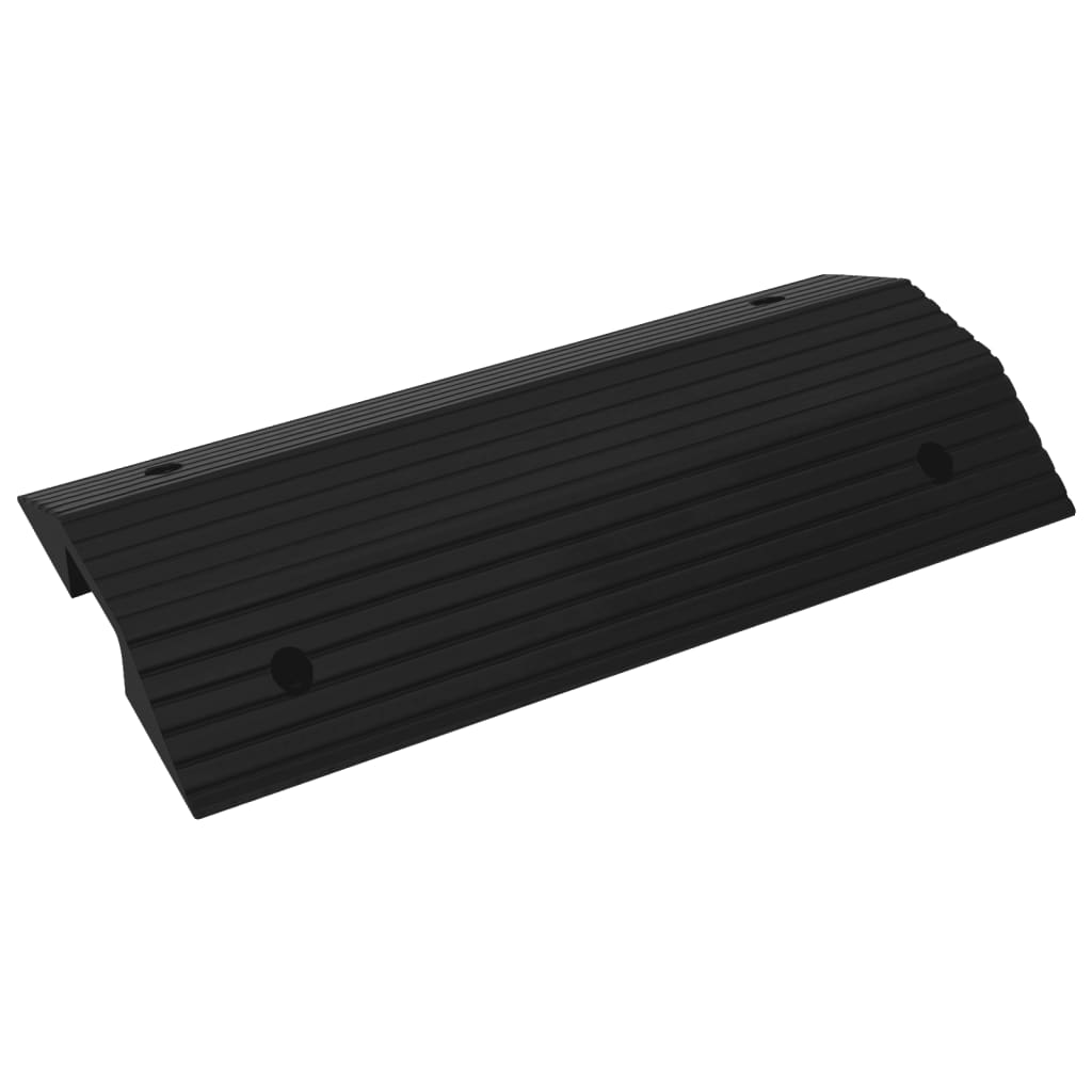 vidaXL Rampes de seuil de pont 2 pcs 80x40x8 cm Caoutchouc