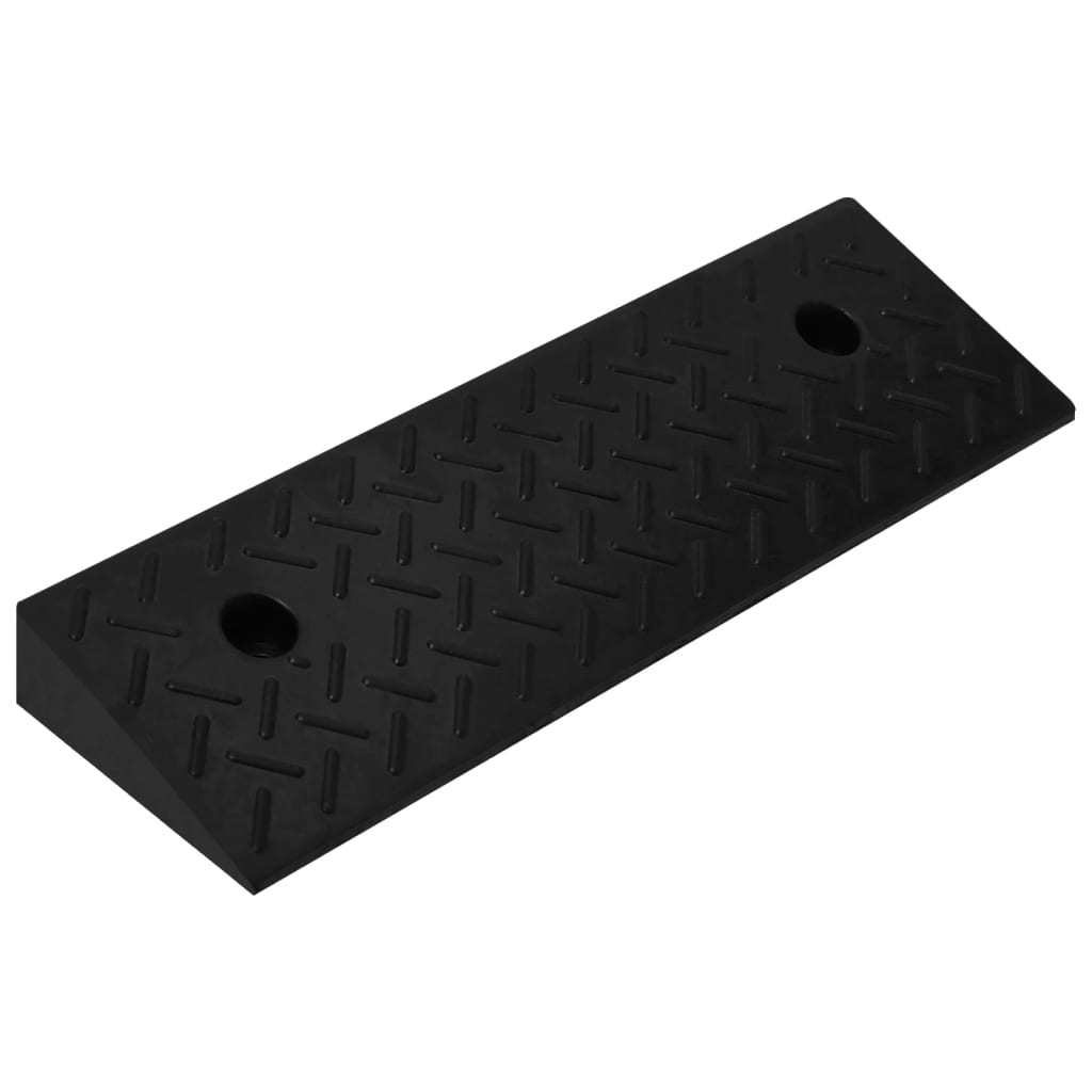 vidaXL Rampes de bordure 2 pcs 50x17,5x5 cm Caoutchouc
